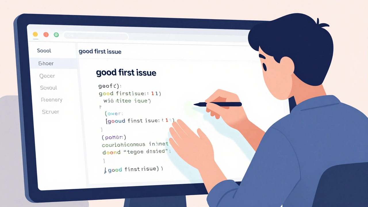 Developer fixing documentation typo in open-source GitHub project.