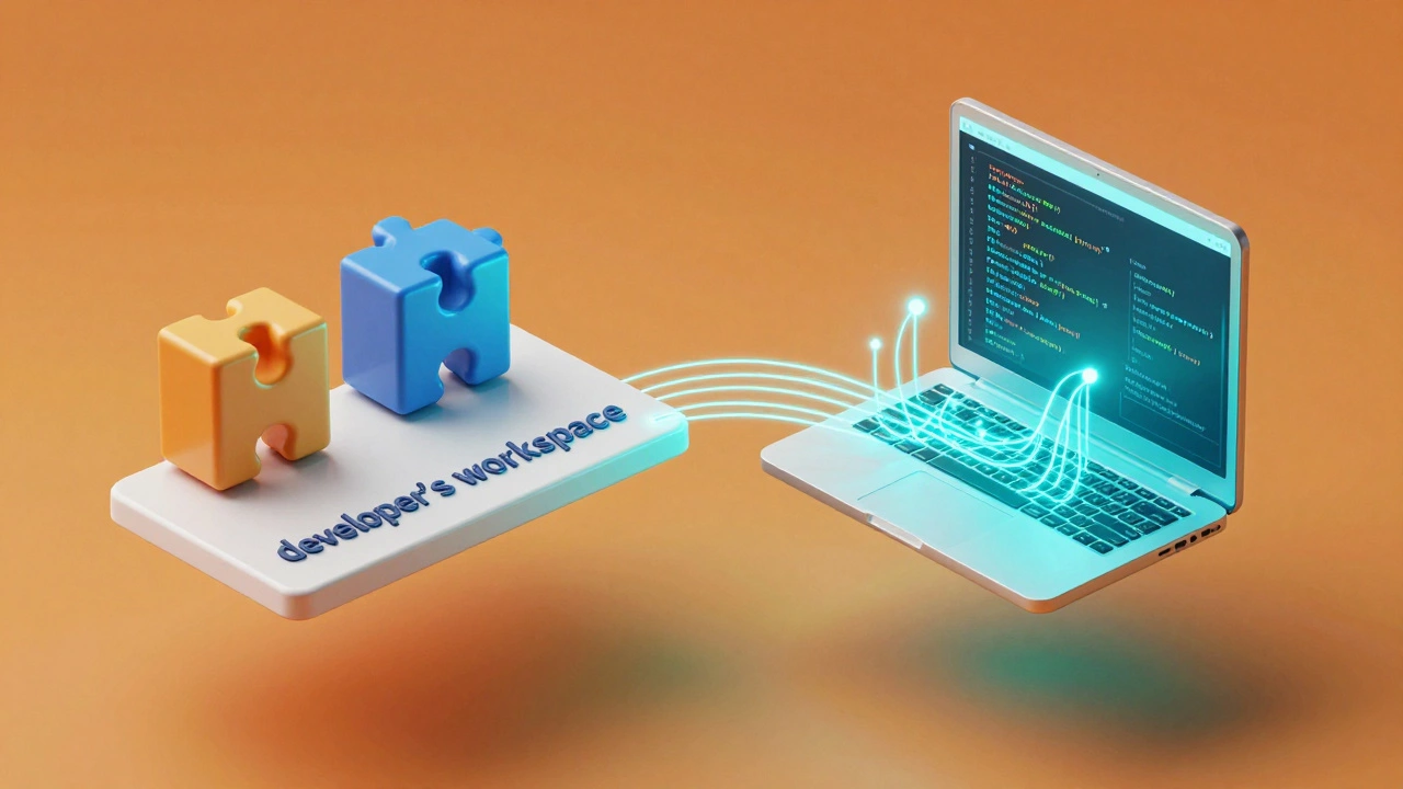Comparison of simple page building blocks and complex programming code.