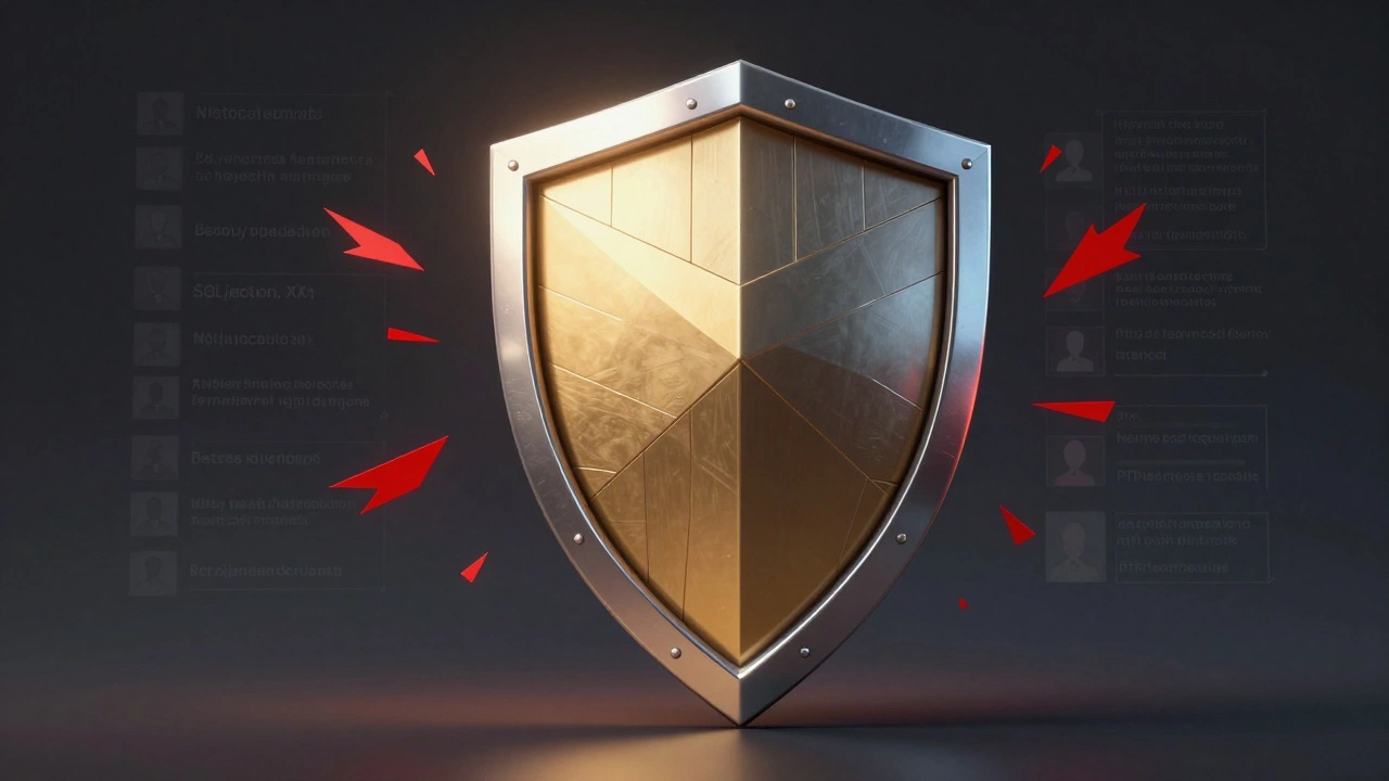 Futuristic shield protecting database structures from cyber threats