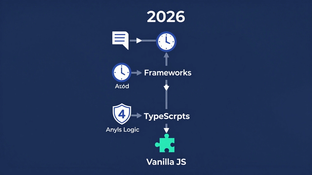 Illustrated roadmap of JavaScript learning phases