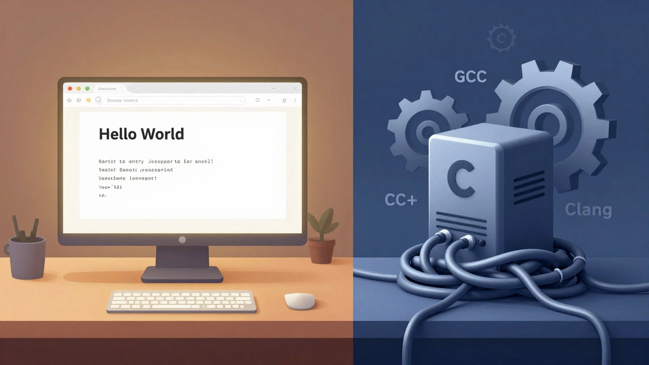 Is JavaScript Harder Than C++? A Realistic Comparison for Developers
