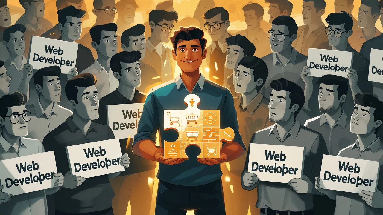 Specialist developer standing out from generic competitors